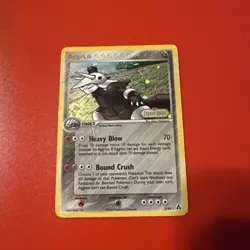 Pokemon TCG Aggron Holo Stamped 2/92 EX Legend Maker - Image 1