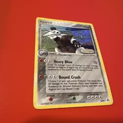Pokemon TCG Aggron Holo Stamped 2/92 EX Legend Maker - Image 2