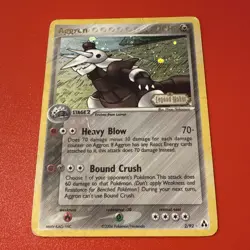Pokemon TCG Aggron Holo Stamped 2/92 EX Legend Maker - Image 5