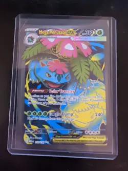 Pokemon TCG Mega Venasaur EX 155/132 Secret Rare Mega Evolutions Near Mint - Image 1