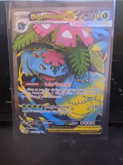 Pokemon TCG Mega Venasaur EX 155/132 Secret Rare Mega Evolutions Near Mint - Image 2