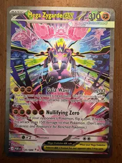 Pokemon Mega Evolutions Perfect Order Mega Zygarde EX SIR 120/088 English - Image 1