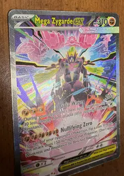Pokemon Mega Evolutions Perfect Order Mega Zygarde EX SIR 120/088 English - Image 2