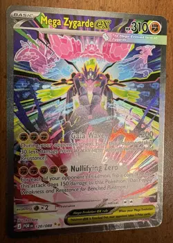Pokemon Mega Evolutions Perfect Order Mega Zygarde EX SIR 120/088 English - Image 4