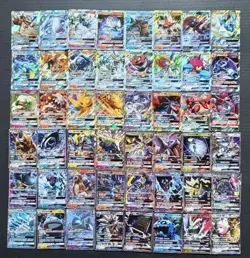48*Lot Pokemon TCG S-CHN. Entei Solgaleo Lunala Xerneas Mewtwo GX Holo JD90 - Image 1