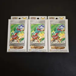 3 Lot Pokemon TCG 30th Celebration First Partner Special Promo Pack Chinese FI38 - Image 1