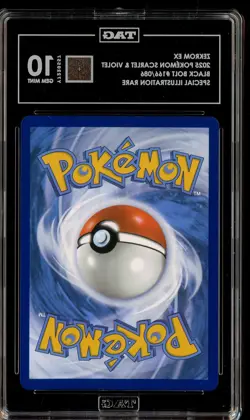 2025 Pokemon SV Black Bolt 166/086 Zekrom ex Special Illustration Rare TAG 10 - Image 2