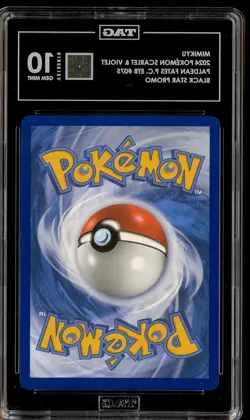 2024 Pokemon SV Paldean Fates P.C ETB BSP 075 Mimikyu TAG 10 GEM MINT - Image 2