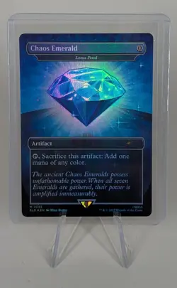 MTG Chaos Emerald - Lotus Petal (7033) | Blue | Secret Lair Drop (SLD) | Sonic - Image 1