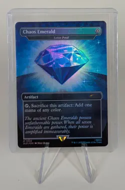 MTG Chaos Emerald - Lotus Petal (7033) | Blue | Secret Lair Drop (SLD) | Sonic - Image 3