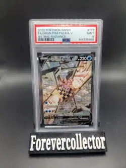 2022 Pokemon Astral Radiance Palkia V Alt Art #167 PSA 9 - Image 1