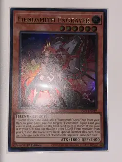 Yugioh Fiendsmith Engraver Ultra Rare RA04 - Image 1
