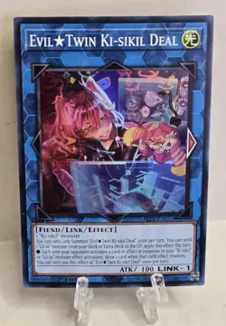 YU-GI-OH! Evil Twin Ki-sikil Deal ALIN-EN052 Super Rare - Image 1