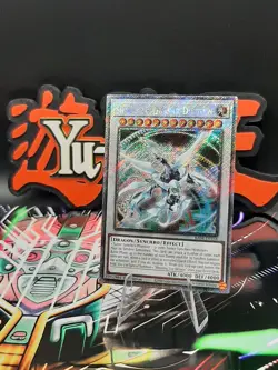 Yu-Gi-Oh! Shooting Quasar Dragon RA04-EN158 Platinum Secret Rare 1st Ed NM - Image 1