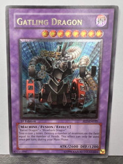 YU-GI-OH 1ST EDITION FLAMING ETERNITY ULTIMATE RARE GATLING DRAGON FET-EN035 - Image 1