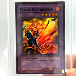 Yu-Gi-Oh! "Flame Swordsman" 1st Edition LOB-003 MINT PSA 9 Vintage - Image 4