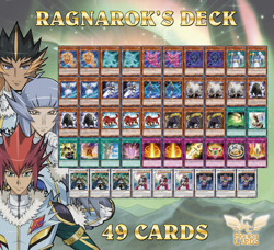 Yugioh 5D's! Complete Nordic Gods Deck! Loki + Odin + Thor, Lord **HOT** + Bonus - Image 1