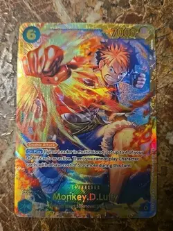 Monkey.D.Luffy (118) OP13-118 Carrying On His Will Foil One Piece Card Game - Image 1