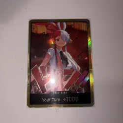 One Piece TCG Heroines Edition EB03 Gold Uta DON!! English Foil NM - Image 1
