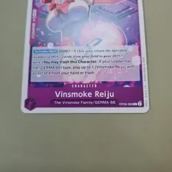 Vinsmoke Reiju One Piece Premium Booster The Best OP06-086 TCG CCG - Image 3