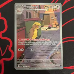 Pokemon TCG - Gumshoos - Illustration Rare ME01: Mega Evolution 153/132 NM - Image 1