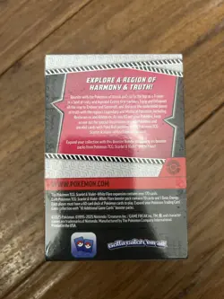ONE Sealed Pokemon TCG Scarlet & Violet White Flare Booster Bundle Pack - Image 4