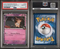 PSA 10 Destined Rivals Prerelease STAFF Destined Rivals Pokemon SEQUENTIAL SET - Image 4
