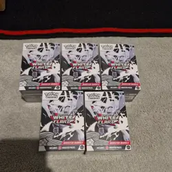 Pokemon TCG Scarlet and violet White Flare Booster Bundle Sealed X5 - Image 1