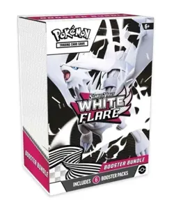 Pokemon TCG Scarlet & Violet White Flare Booster Bundle (6 Pack) Sealed - Image 1
