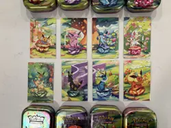 Pokemon Prismatic Evolutions Eevee Art Cards, Tins, And Coins - Image 2