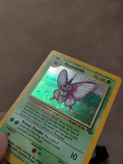 Pokemon Jungle Venomoth Holo Rare HP Card 13/64 English 1999 - Image 5