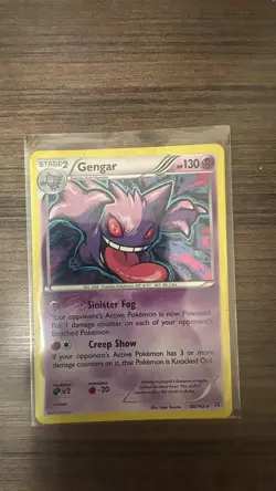 Pokemon TCG XY Breakthrough Gengar Holo Rare Card 60/162 NM- Condition - Image 1