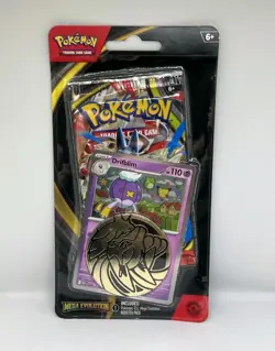 Pokemon Mega Evolution - Single Pack Blister: Drifblim Promo Card W/Coin - Image 1