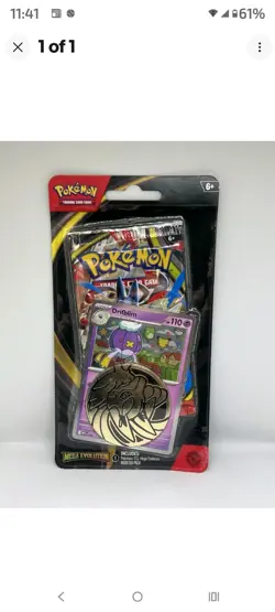 Pokemon Mega Evolution - Single Pack Blister: Drifblim Promo Card W/Coin - Image 3