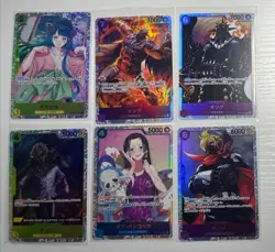 One Piece TCG Super Rare Lot of 6 Super Rare Cards One Piece Lot Japanese - Image 1
