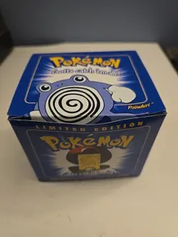 Pokemon 1999 Poliwhirl 23k Gold Plated Trading Card Pokeball Burger King Sealed - Image 1
