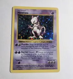 Mewtwo 10/102 1999 Holo !Shadowless! Pokemon Card - Image 4