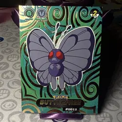 Shadow Box hit Crystal Card Collection Butterfree NON-TCG Pokemon Card Nintendo - Image 1