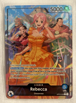Rebecca (Alt Art) OP15-039 L Adventure on KAMI's Island- ONE PIECE Card ENGLISH - Image 1