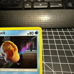 Psyduck Pokemon Detective Pikachu Card 7/18 Holo TCG NM Raw 2019 - Image 3