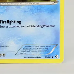 Pokemon TCG Boundaries Crossed Non Holo Card Psyduck 33/149 MP - Image 4