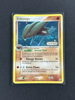 Kabutops 7/92 EX Legend Maker STAMPED Reverse Holo Rare Near Mint- Pokemon Card - Image 1