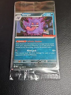 Gengar Promo Card Pokemon Perfect Order Gamestop Stamped 050/088 SEALED - Image 4