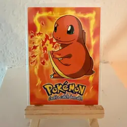 Charmander #04 Non-Holo Topps Black Label Vintage Pokemon Cards E4 of 12 - Image 1