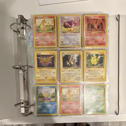 550+ Pokemon Cards Binder (1999–2000) Wizards No Holos + trainer & energy lot - Image 2