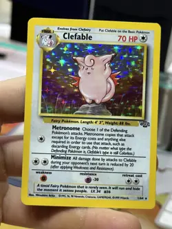Clefable 1/64 Jungle 1999 Ledyba Southern Islands Vintage Pokemon Card Lot WOTC - Image 3