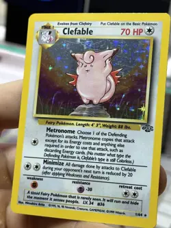 Clefable 1/64 Jungle 1999 Ledyba Southern Islands Vintage Pokemon Card Lot WOTC - Image 5