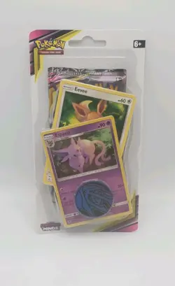 Pokemon Unified Minds Checklane Blister- Espeon Promo- Sealed New 2019 - Image 1