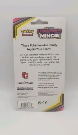 Pokemon Unified Minds Checklane Blister- Espeon Promo- Sealed New 2019 - Image 2