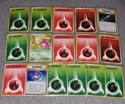 16/30 Japanese Chikorita Intro Deck 2001 Near Complete Pokemon Card Bundle WOTC - Image 1